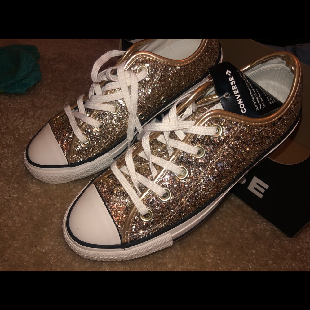Converse All Star Glitter Shoes
